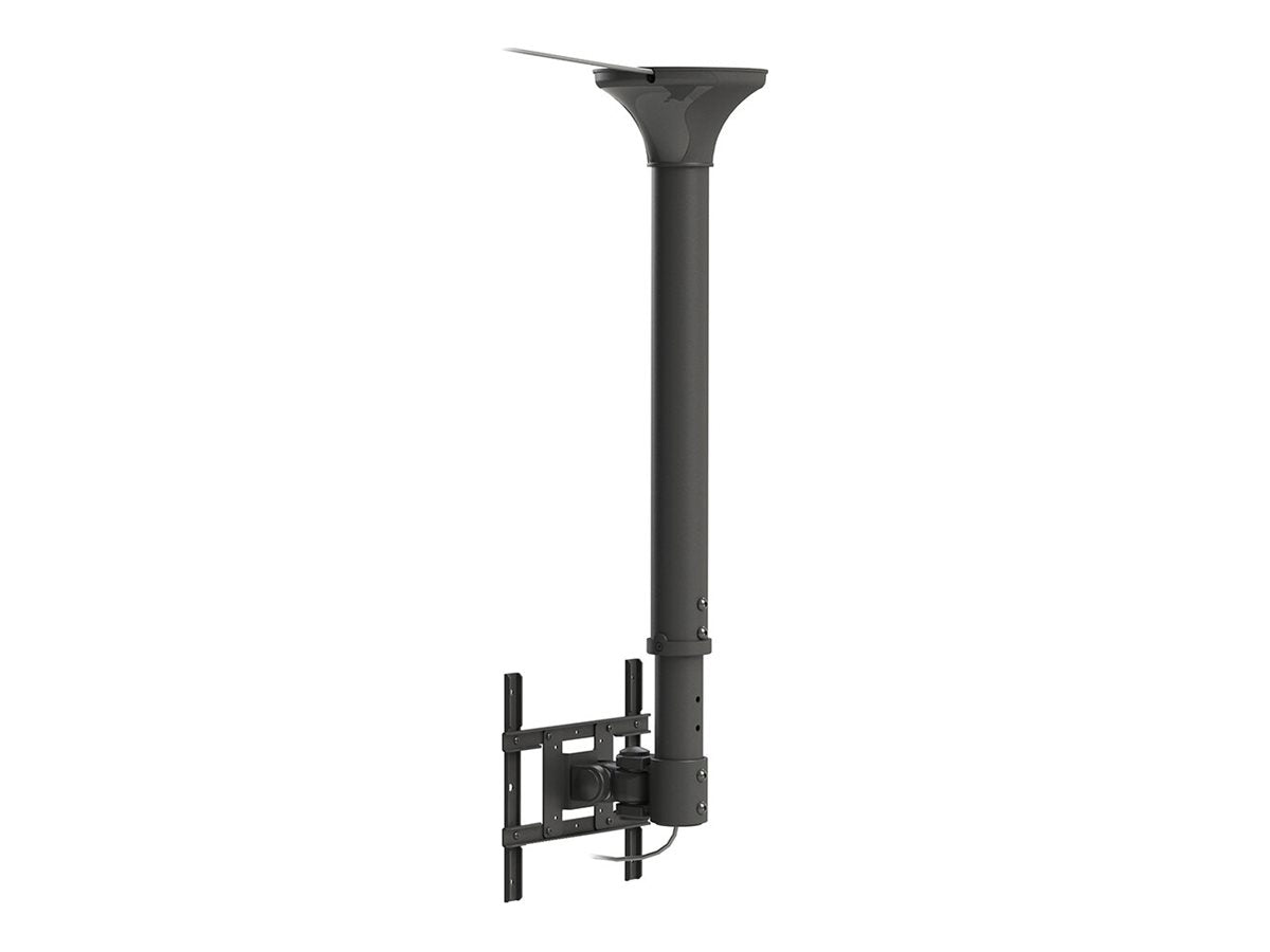 NEOMOUNTS FPMA-C200BLACK Support de plafond pour écran de 10-40p - h 64-104 cm