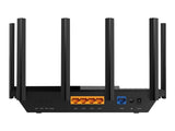 TP-LINK AX5400 Tri-Band Wi-Fi 6E Router 574Mbps at 2.4GHz + 2402Mbps at 5GHz + 2402Mbps at 6GHz 6x Antennas Broadcom 1.7GHz Quad CPU
