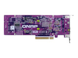 QNAP Card QM2 series 2xPCIe 2280 M.2 SSD slots PCIe Gen4x8 2xAQC113C 10GbE NBASE-T port