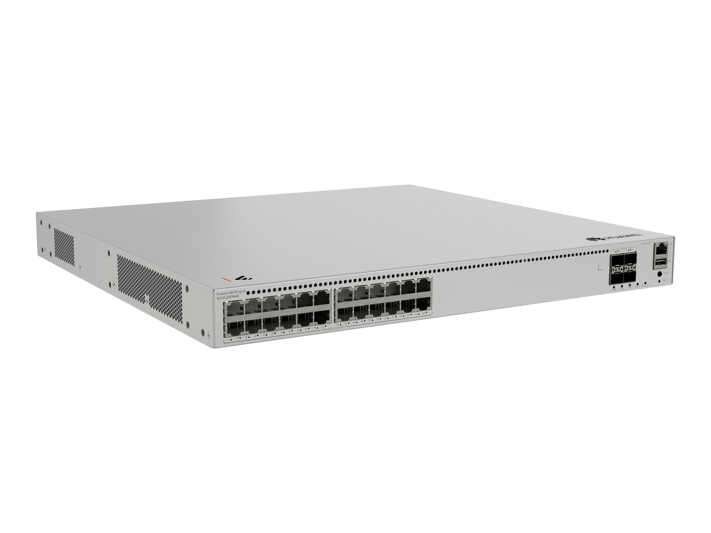 HUAWEI eKit S310 Series S310-24PN4X Géré L2+ 2.5G Ethernet (100/1000/2500) Connexion Ethernet, supportant l'alimentation via ce port (PoE) 1U Gris