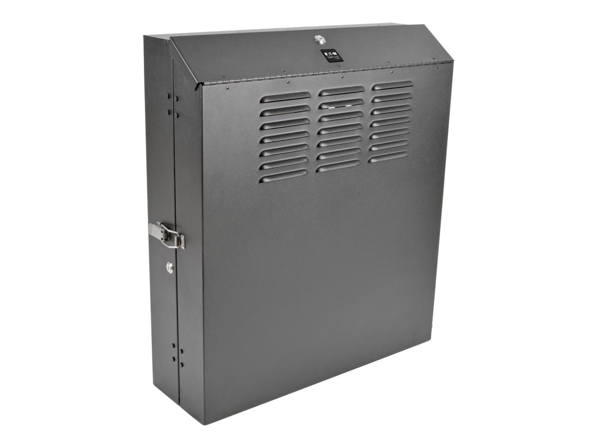 EATON TRIPPLITE 6U Wall Mount Low Profile Secure Rack Enclosure Cabinet Vertical Rack cabinet wall mountable Black 6U 19