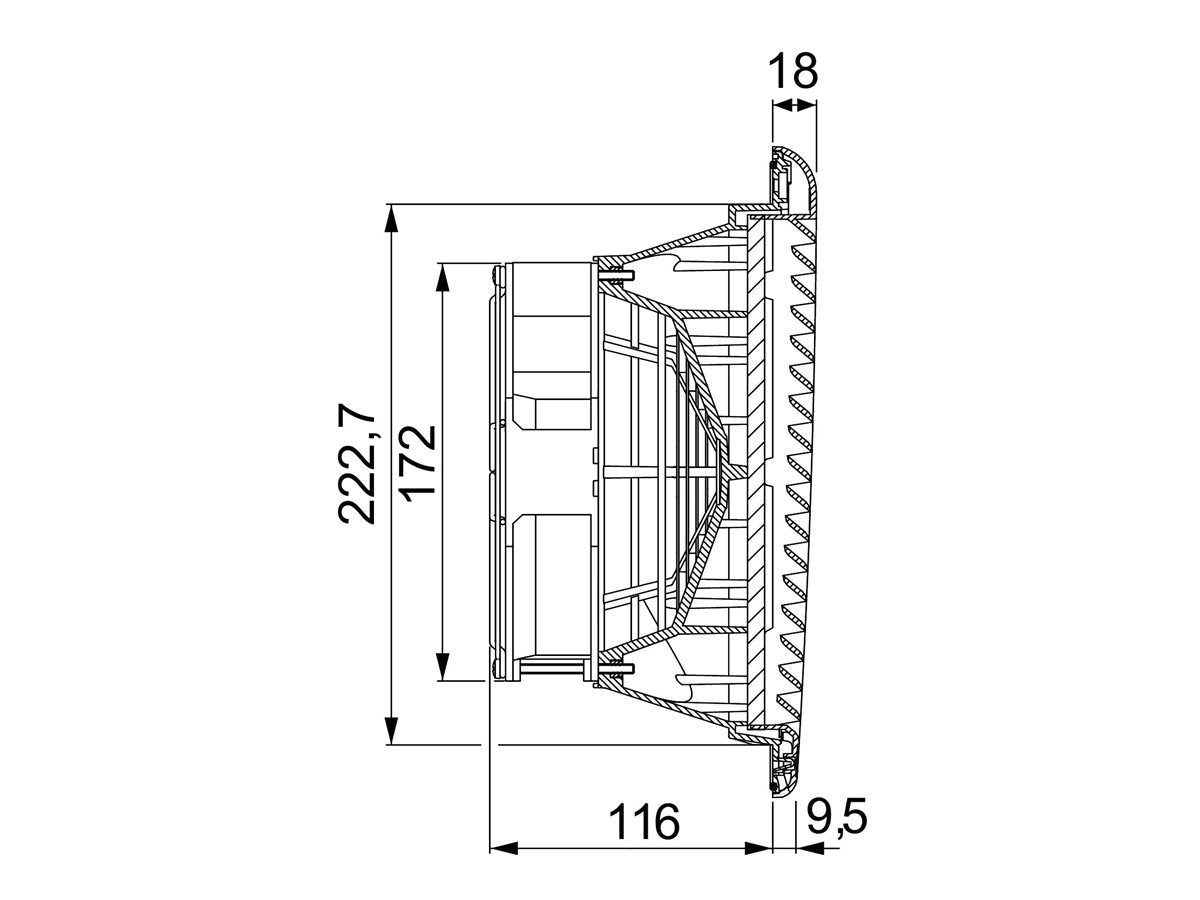APC FILTERFAN 300M3/H 230V IP54