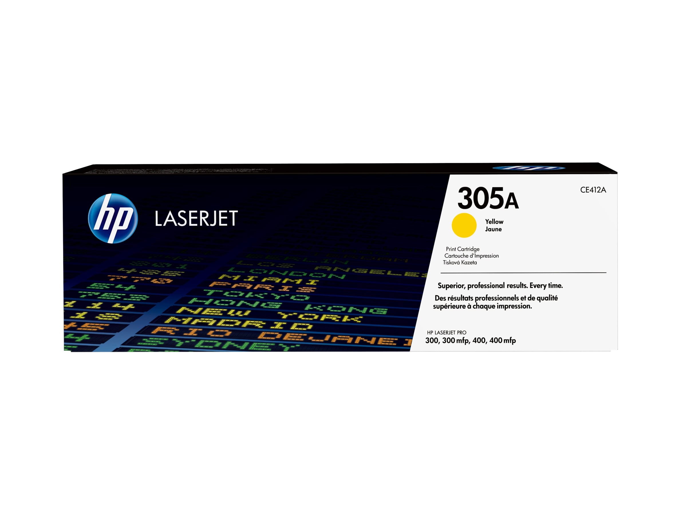 HP 305A original LaserJet Toner cartridge CE412A yellow standard capacity 2.600 pages