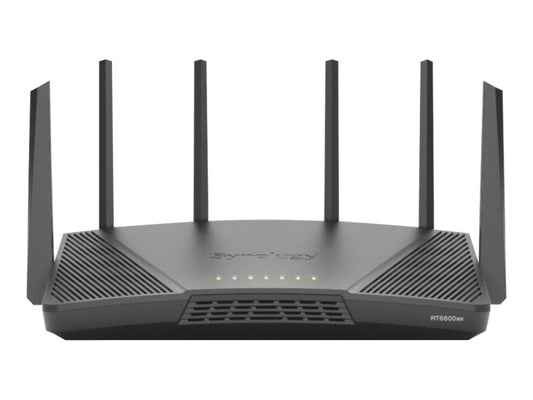 SYNOLOGY RT6600ax 1.8GHz Quad-core DDR3 1GB Tri-band Wi-Fi 6 Router 1xUSB3 5xRJ45