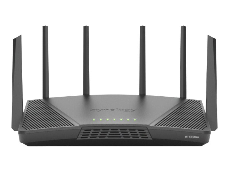 SYNOLOGY RT6600ax 1.8GHz Quad-core DDR3 1Go Tri-band Wi-Fi 6 Router 1xUSB3 5xRJ45