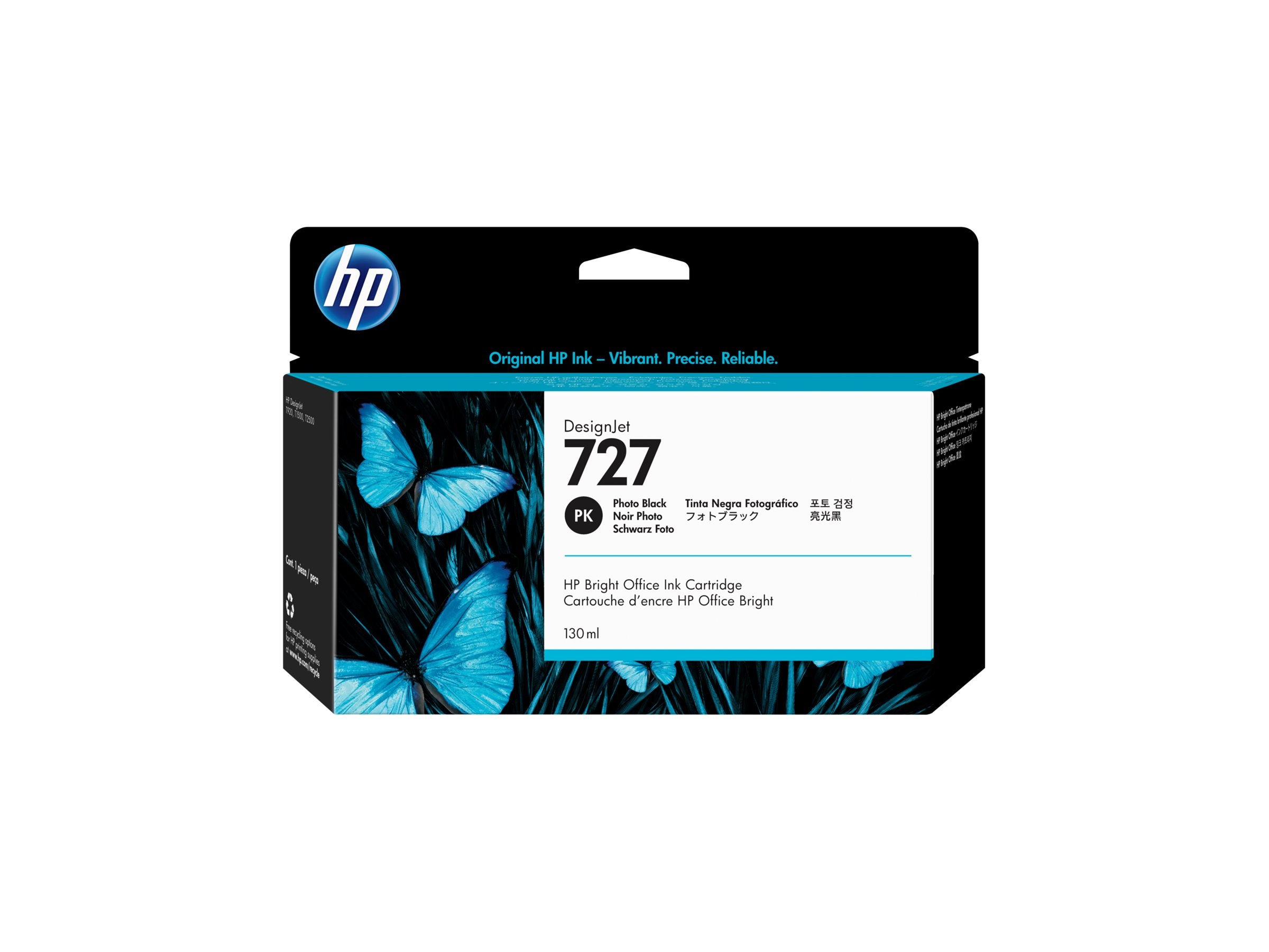HP 727 original Ink cartridge B323A photo black standard capacity 130ml 1-pack