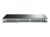 D-LINK 52-Port Smart Managed Gigabit Stack Switch 4x 10G dlink green 3.0 48x 10/100/1000Mbit/s TP RJ-45 Port 4x 10Gbit/s Fiber SFP+