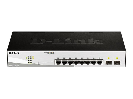 D-LINK 10-Port Layer2 Smart Managed Gigabit Switch dlink green 3.0 8x 10/100/1000Mbit/s TP RJ-45 Port2x 100/1000Mbit/s SFP