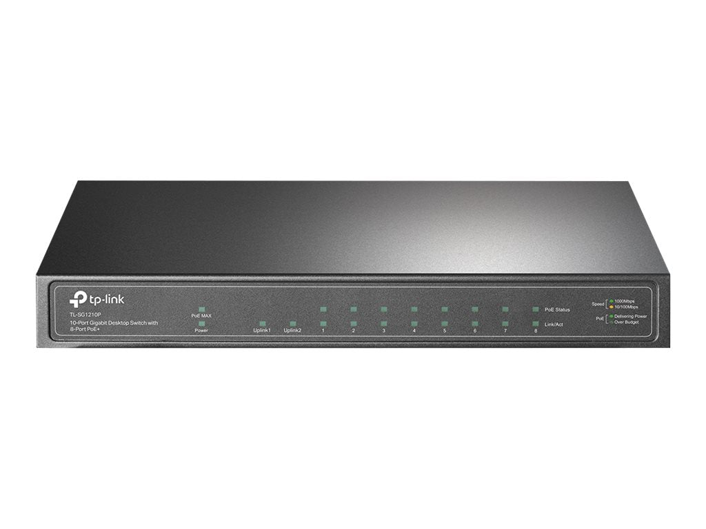 10-Port GB Desktop Switch 8-Port PoE