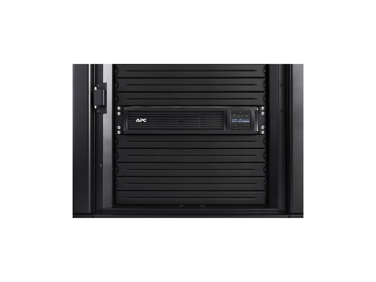 APC Smart-UPS 1000VA LCD RM UPS Rack AC 220/230/240V 700Watt 1000VA Ethernet 10/100 RS-232 USB oc 4 2U BK with APC SmartConnect