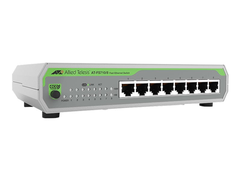 ALLIED AT-FS710/8 SWITCH 8 PORTS 10/100 METAL