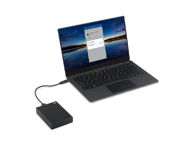 SEAGATE One Touch 1To External HDD with Password Protection Black