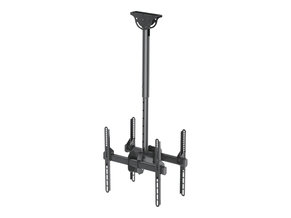 NEOMOUNTS NM-C440DBLACK Support de plafond pour double écran 32-60p - h 56-91 cm