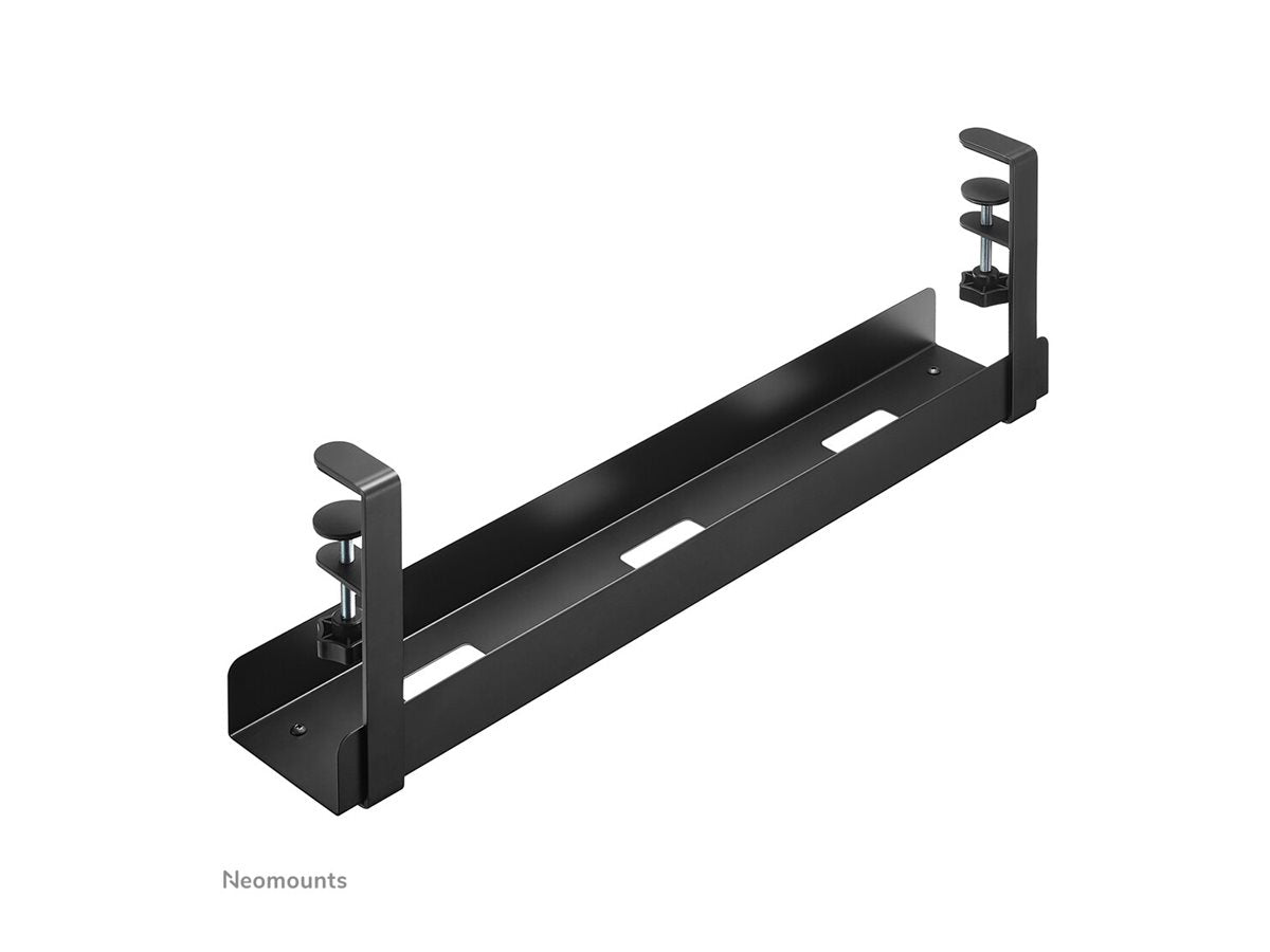 NEOMOUNTS Cable Management Tray max 5kg. clamp-on design universal black