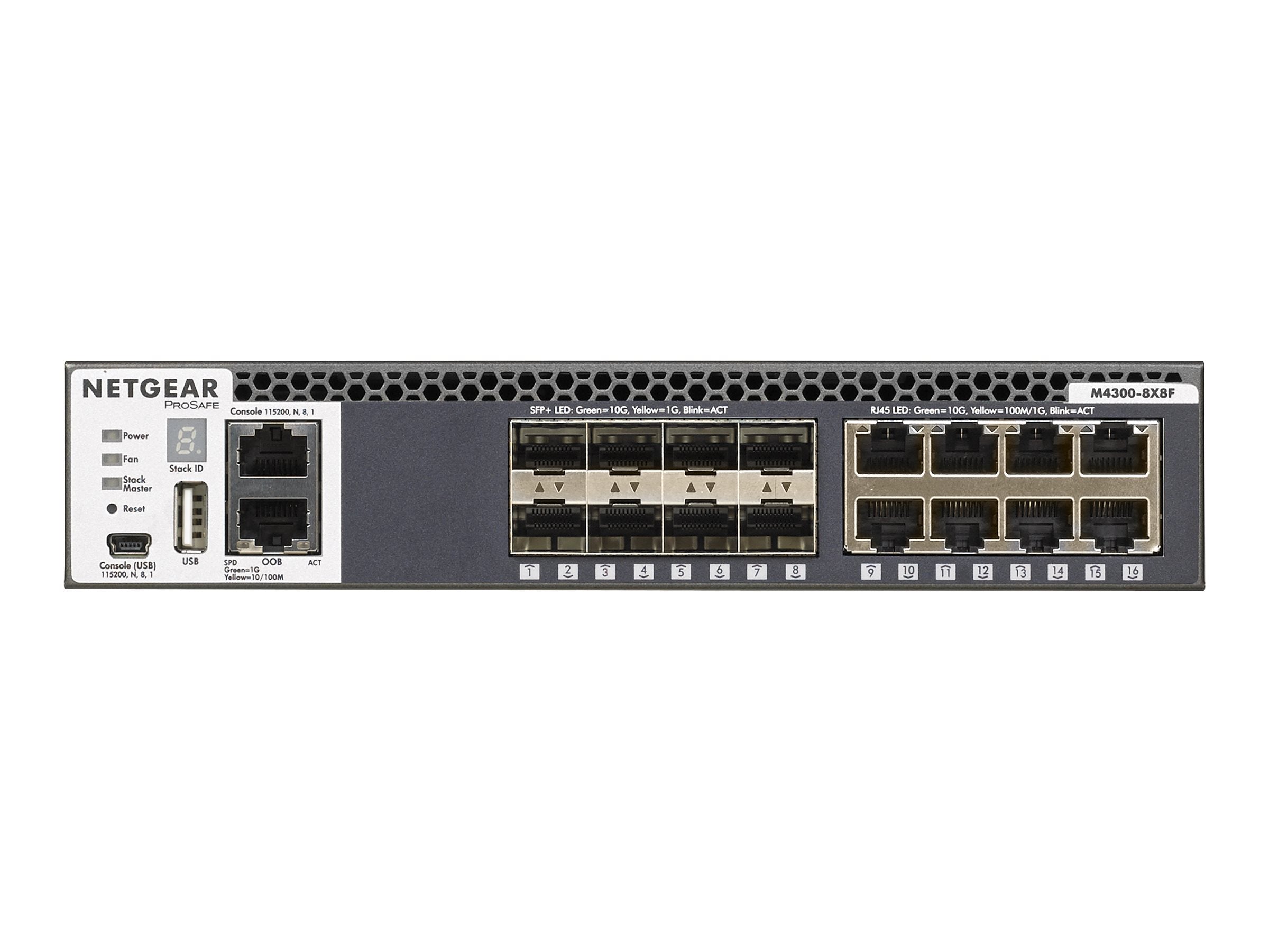M4300-8X8F Stackable mgd.Switch 16xXGENT