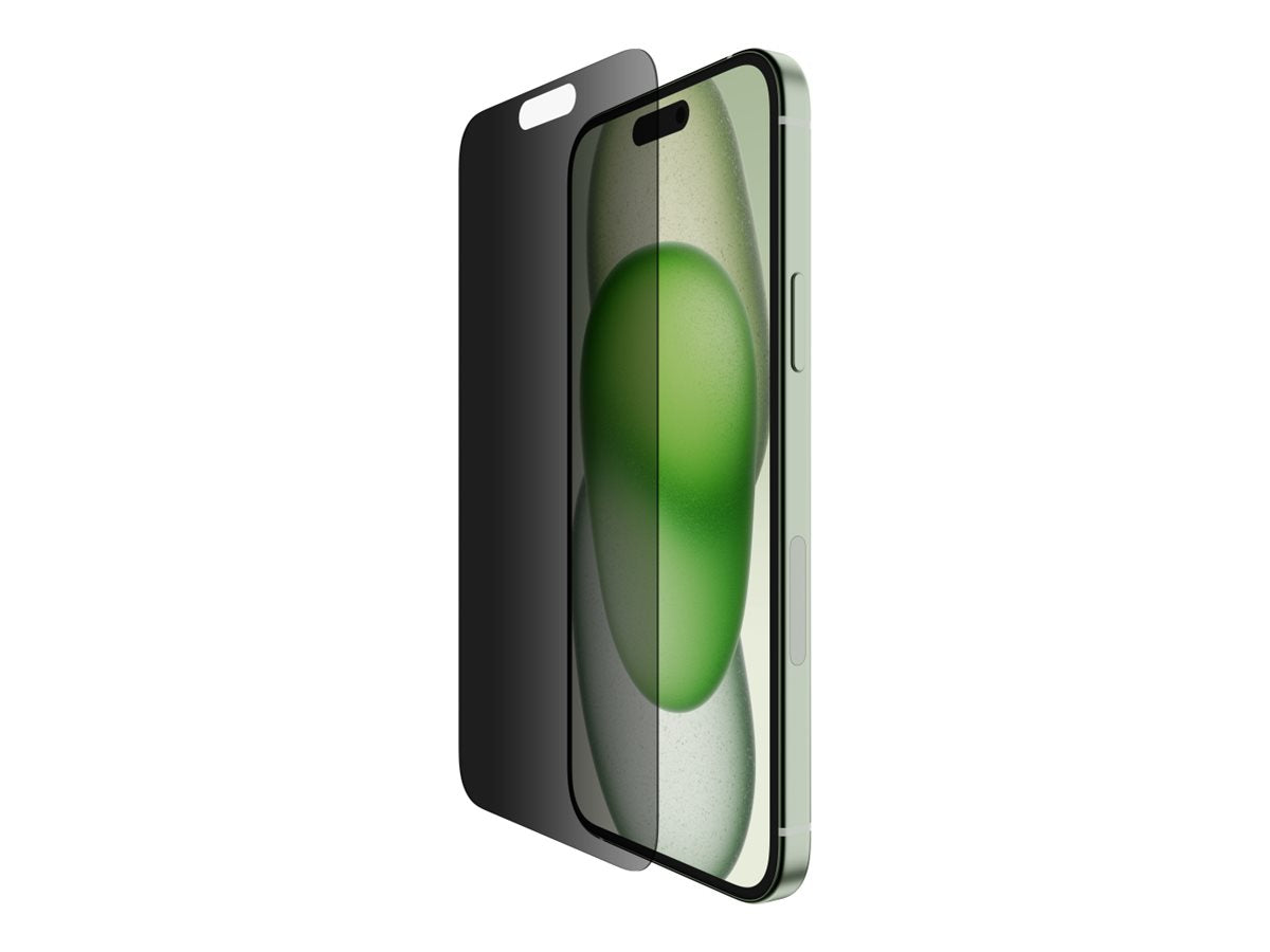 BELKIN ScreenForce Pro TemperedGlass Privacy AM Screen Protection for iPhone 15 Plus/14 Pro Max