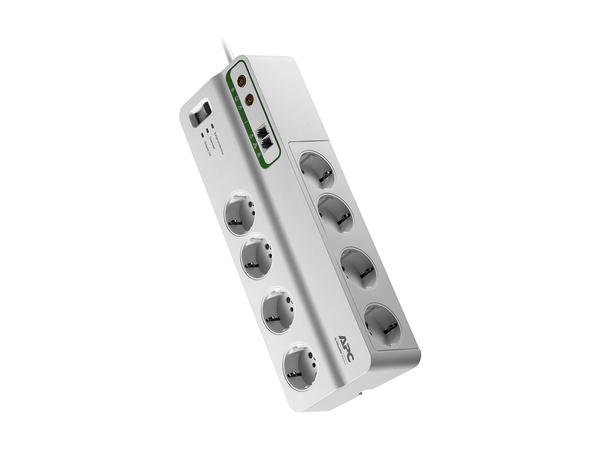 APC Performance SurgeArrest 8 outlets with Phone Coax Protection 230V Italy