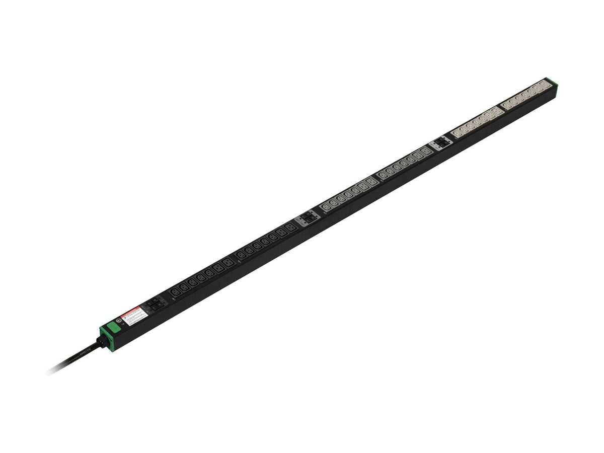 APC Easy Rack PDU Basic vertical 3-phase 22 kW 400 V 32 A 30 x C13 and 12 x C19 sockets IEC 60309 32 A 400 VAC 3P+N+PE
