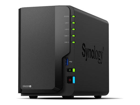 SYNOLOGY NAS avancé à 2 baies pour les utilisateurs domestiques - Stockage de fichiers/Sauvegarde - Port réseau 2.5Gbit/s
