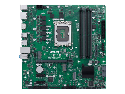 ASUS PRO Q670M-C-CSM LGA1700 4xDDR5 microATX 6xSATA MB 2xM.2 1xHDMI 2xDP