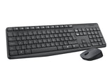 LOGITECH MK235 Wireless Keyboard&Mouse GREY Clavier QWERTY (US)