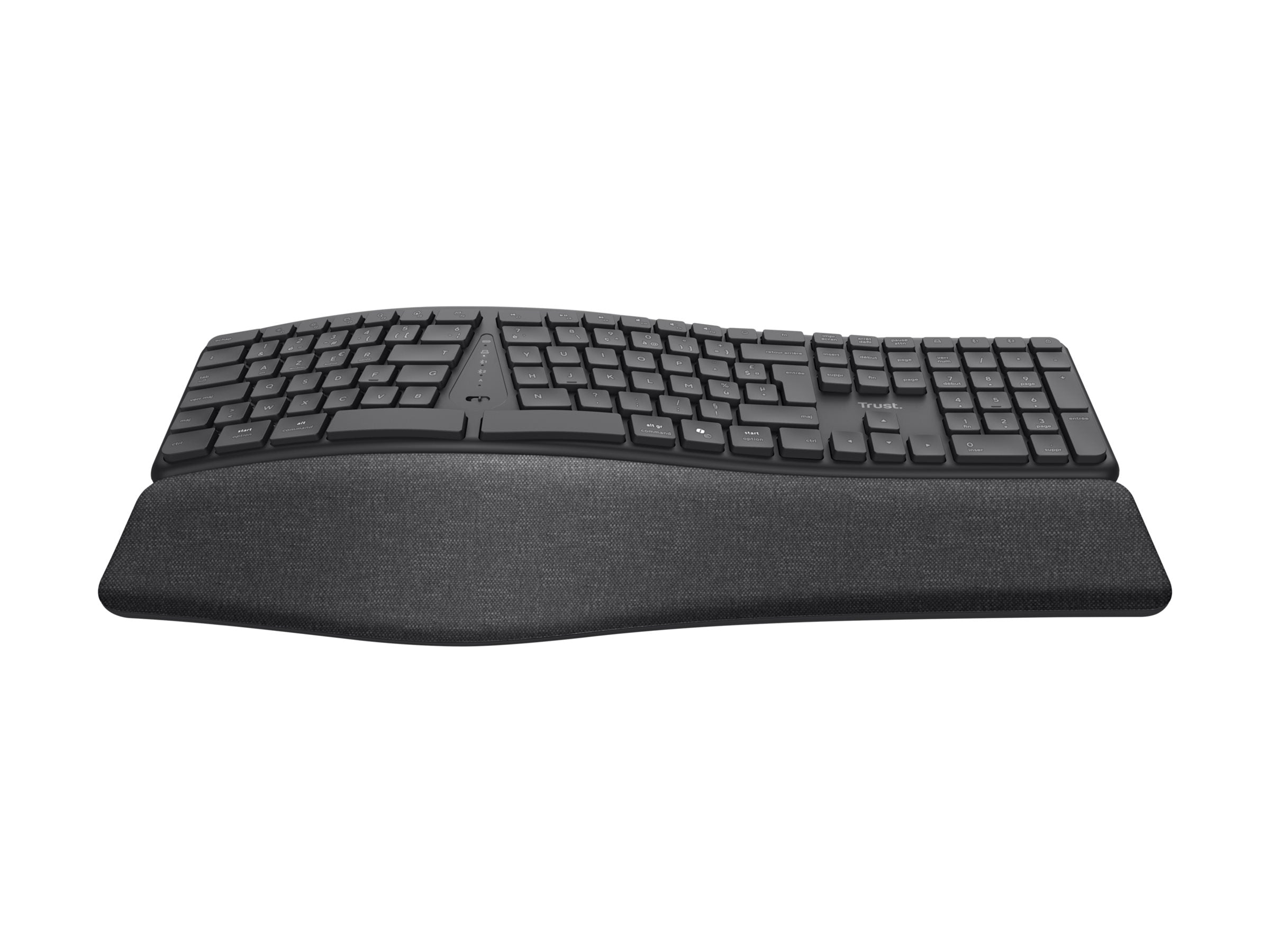 TRUST Clavier sans fil KEYRA ergonomique Bluetooth
