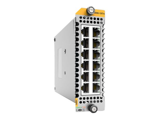 ALLIED 12x 1/2.5/5/10GBase-T ports line card for SBx908Gen2 x950 series 1 year NCP support Start date is shipment date from ATI
