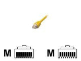 MCL FCC6M-0.5M/J - Câble réseau RJ45 cuivre CAT 6 U/UTP - 0.5m Jaune