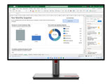 LENOVO ThinkVision -P27h-30 - 27p IPS - 2560x1440 16:9 - 350cd/m2 - HDMI - DisplayPort -USB Hub LAN/RJ45