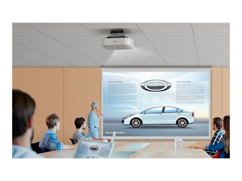 EPSON EB-PU1006W 3LCD 6000Lumen WUXGA 1920x1200 Projector white
