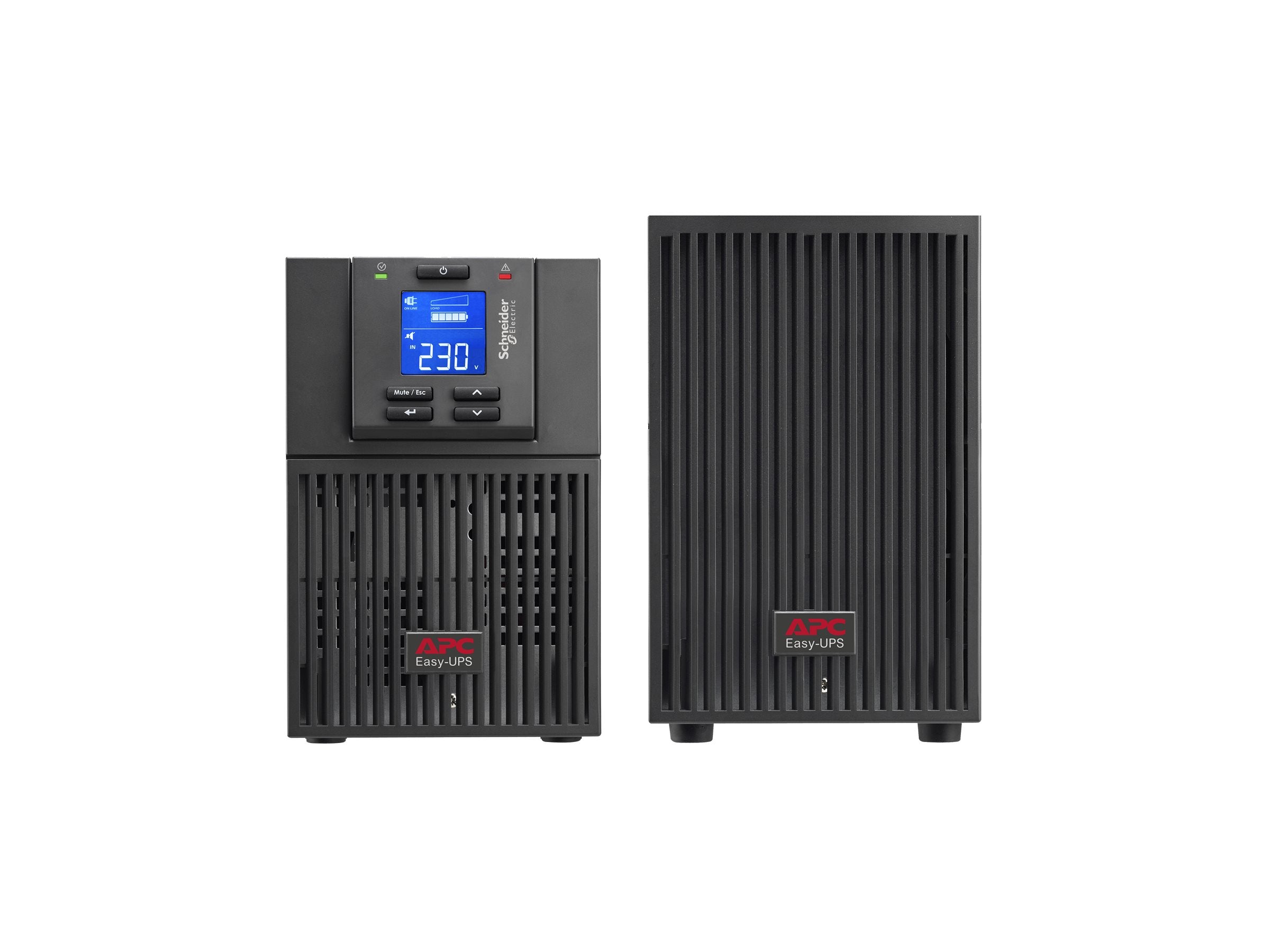 APC Easy UPS On-Line UPS tower extended runtime AC 220/230/240V 900Watt 1000VA 1-phase lead acid USB serial oc 4 Europe BK RAL 7010