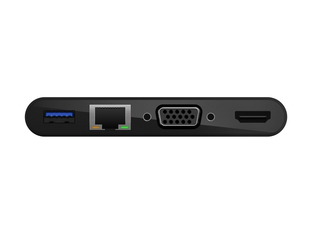 BELKIN Adaptateur Hub USB-C HDMI VGA RJ45 100w PD