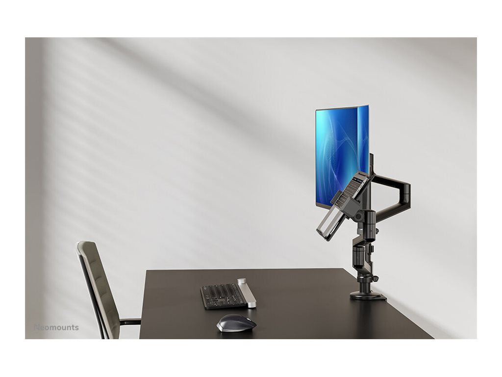 NEOMOUNTS DS20-425BL2 Support décran à fixer avec support pour ordinateur portable 17-27p - économie despace