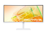 SAMSUNG S34C650T 34p 21:9 Curved 1000R 3440x1440 VA-LED 100Hz HDR10 DP/HDMI/TBT4 90Watt LAN White HAS Speaker VESA HDMI/DP/USB-C
