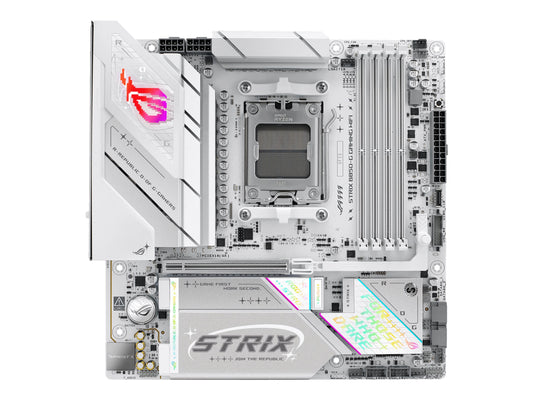 ASUS ROG Strix B850-G Gaming WiFi AMD mATX motherboard DDR5 PCIe 5.0 4xM.2 1xHDMI 1xDisplayPort 2xSATA