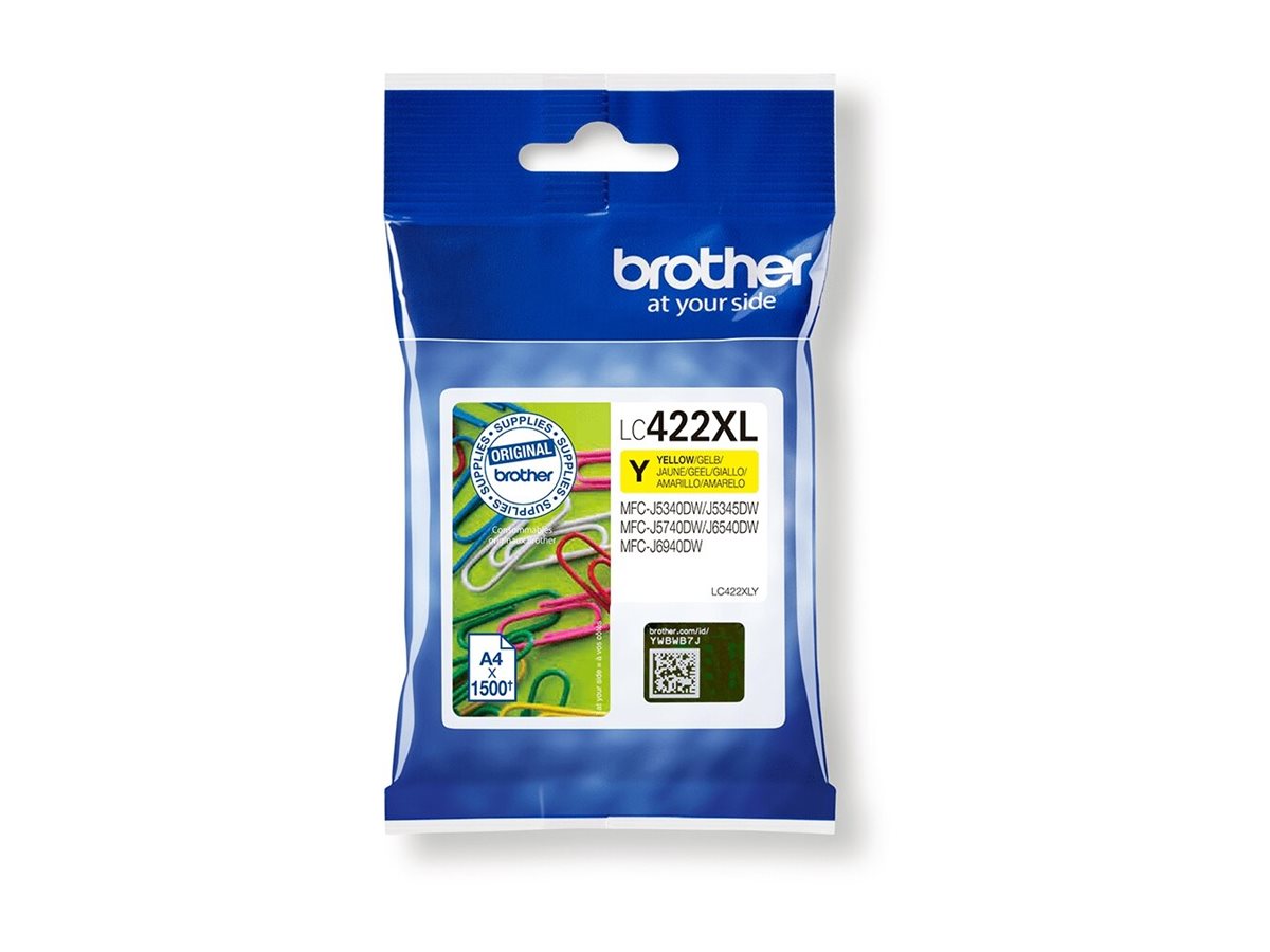 BROTHER LC422XLY HY Ink Cartridge For BH19M/B Compatible with MFC-J5340DW MFC-J5740DW MFC-J6540DW MFC-J6940DW 1500 pages