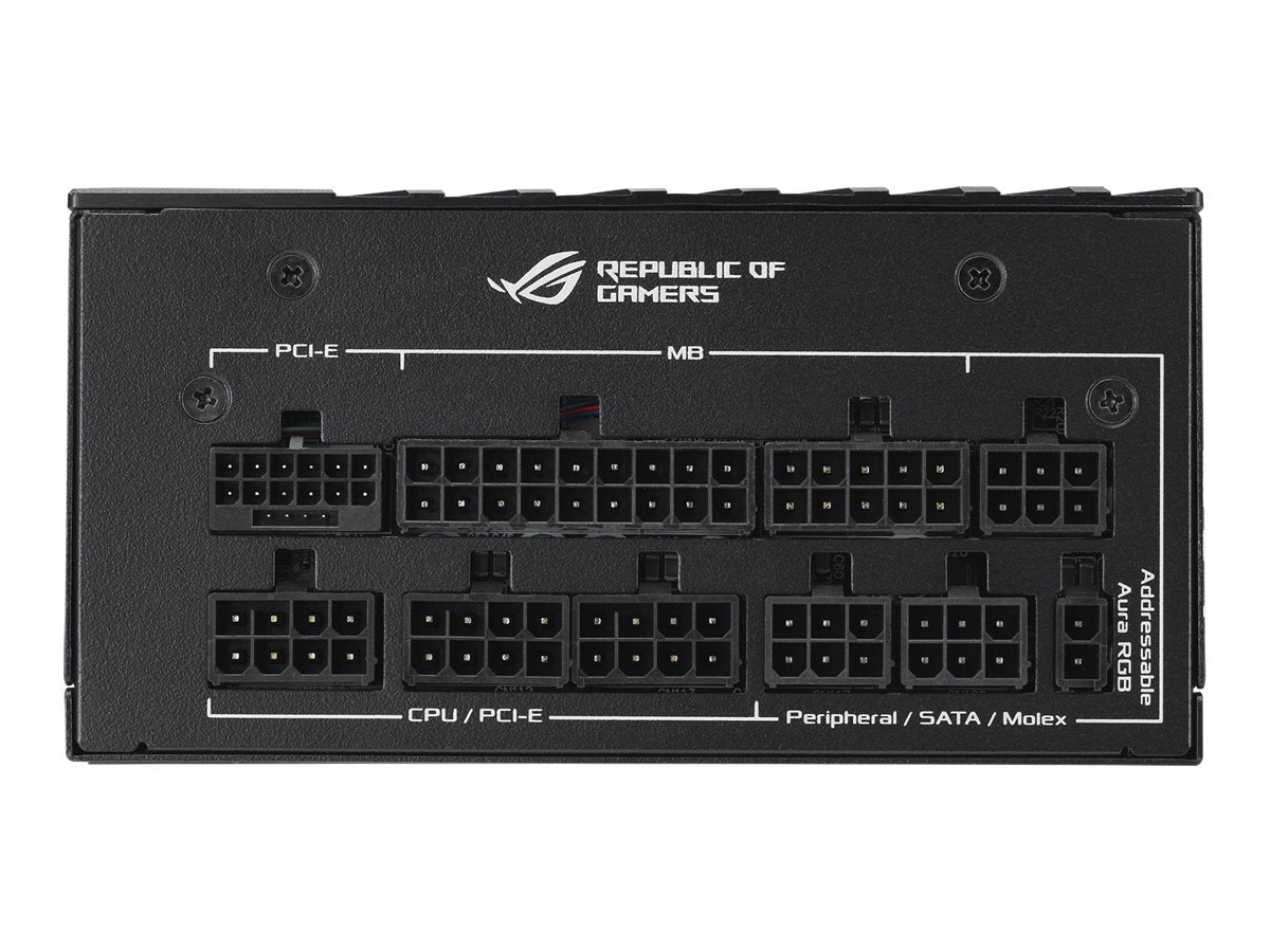 ASUS ROG Loki SFX-L 1000W Platinum Power Supply Unit 80 Plus Platinum ARGB Fan Aura Sync PCIe Gen 5.0 Ready ATX 3.0 Compatible