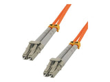 MCL FJOM2/LCLC-20M - Jarretière optique OM2 duplex multimode 50/125 - LC / LC 20m