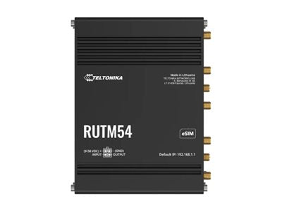 TELTONIKA NETWORKS RUTM54 DUAL SIM 5G/LTE WiFi TELIT router eSIM version