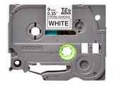 BROTHER P-TOUCH TZE-S221 noir sur blanc 9mm extra gluey