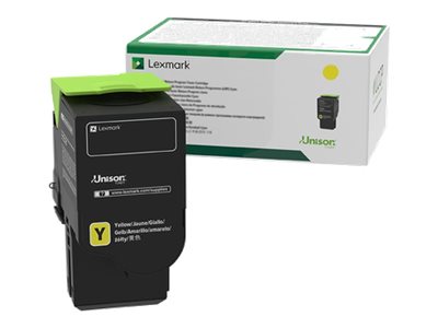 LEXMARK 78C20Y0 Cartouche Jaune Programme de retour de 1.4K