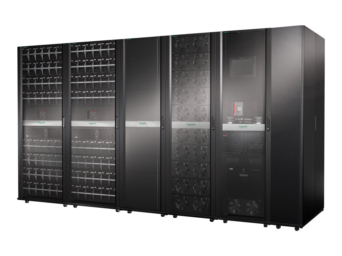 APC Symmetra PX 250kW Scalable to 500kW with Right Mounted Main. Bypass & Distribution Power 480V 250 kW 250000VA 3-phase oc 2 BK