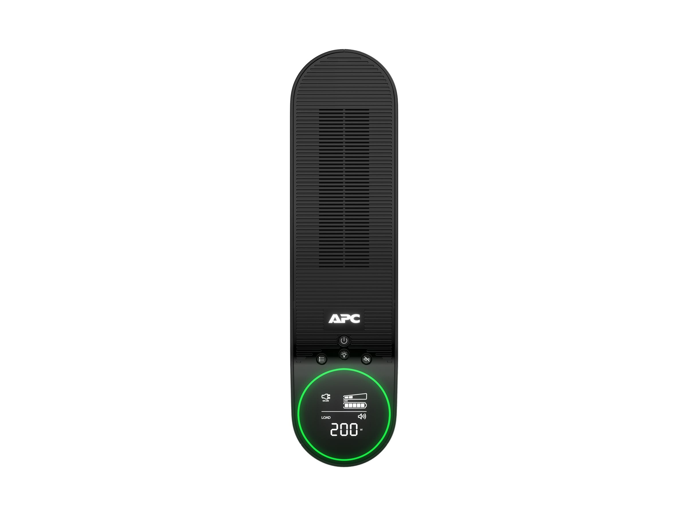APC Back-UPS Pro UPS tower RGB lights AC 230V 1320Watt 2200VA 1-phase output connectors 6 Black midnight