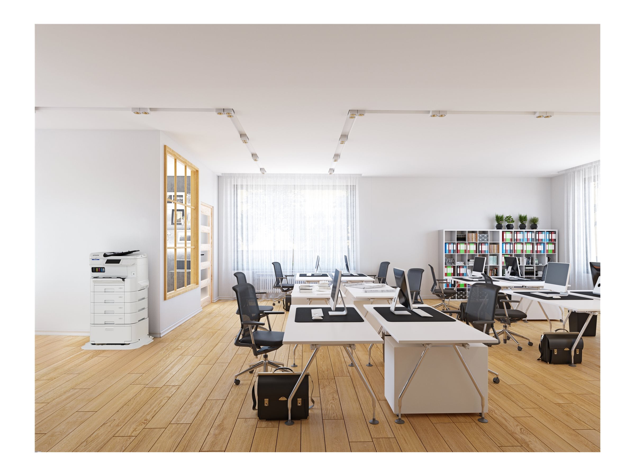 EPSON WorkForce Pro EM-C7100DWF MFP colour inkjet A3 297x420mm A3 22ppm Copy 25ppm Print 335sheets LAN Wi-Fi USB