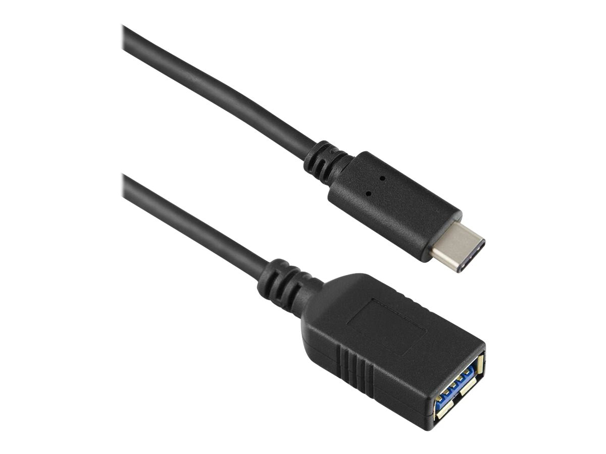 TARGUS Câble USB-C vers USB-A(F) - 5 Gbit/s, 3A, 15 cm  - Noir