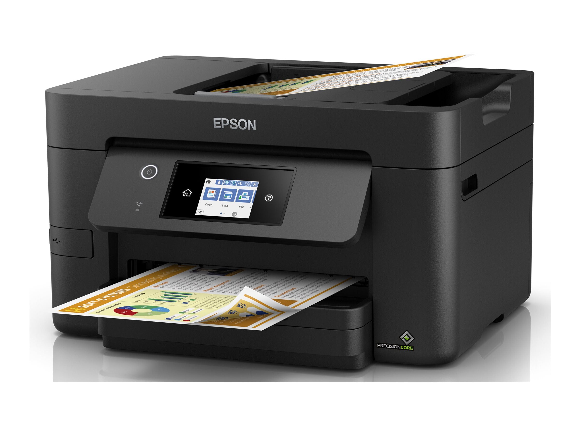 EPSON WorkForce Pro WF-3820DWF MFP colour ink-jet A4 21ppm print 250 sheets USB 2.0 LAN Wi-Fi USB host