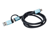 I-TEC USB-C to USB-C Cable with integrated USB 3.0 Adapter 100cm