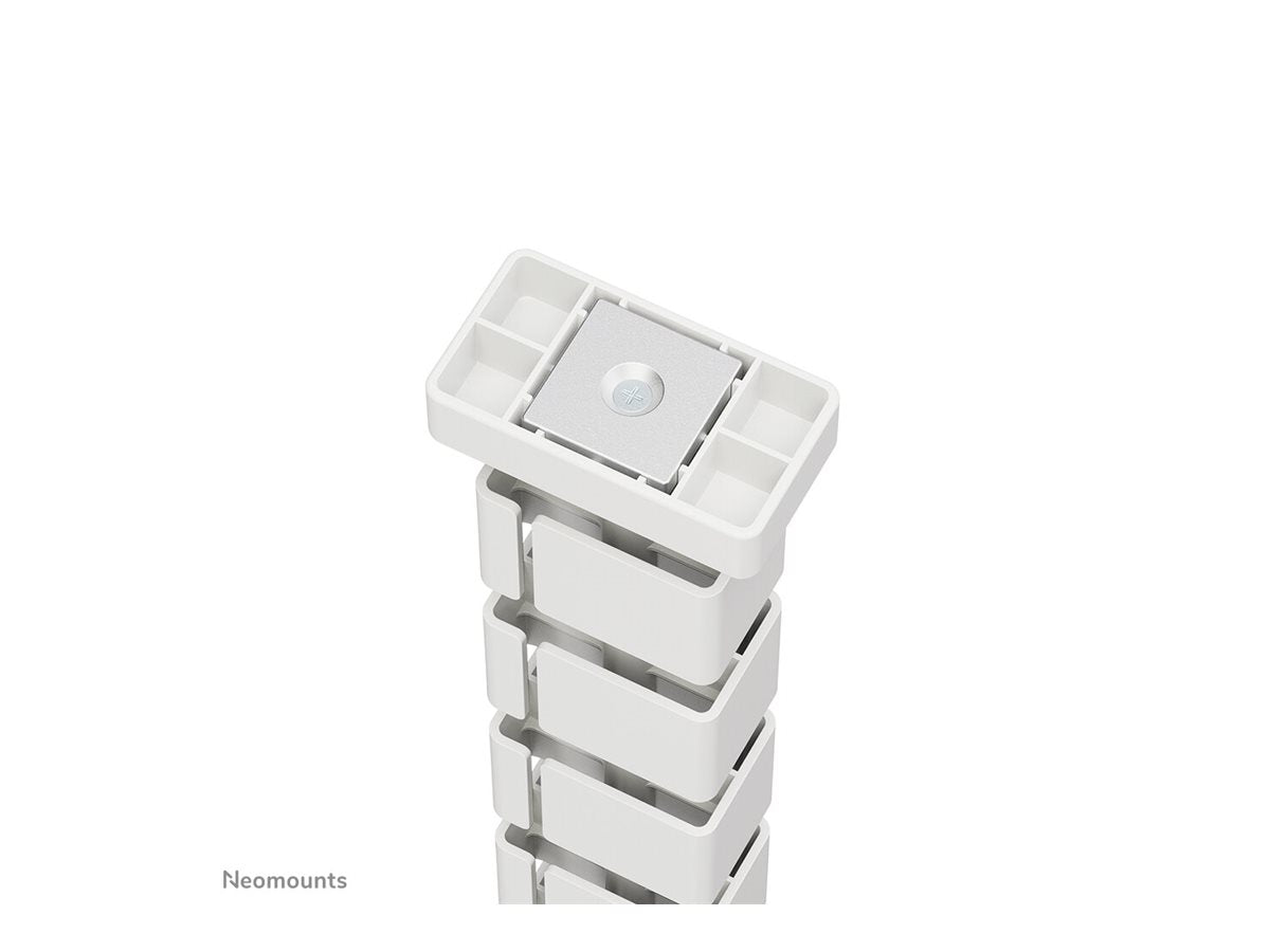 NEOMOUNTS Cable Spine Organizer for sit/stand desk frames magnet mounted white