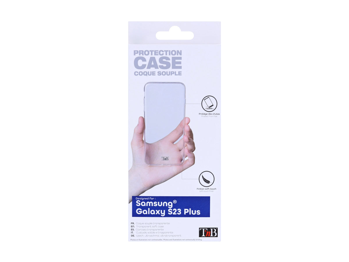 TNB Soft case Samsung S23 Plus - Transparent