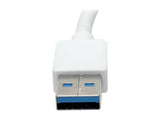 EATON TRIPPLITE USB 3.0 SuperSpeed to Gigabit Ethernet NIC Network Adapter 10/100/1000 Plug and Play Aluminum